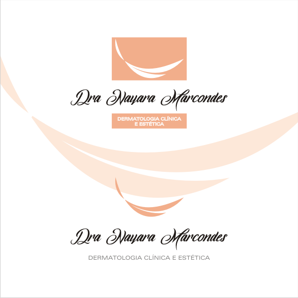 logomarca dermatologista clínica estética pele médicos dermato dermato-funcional