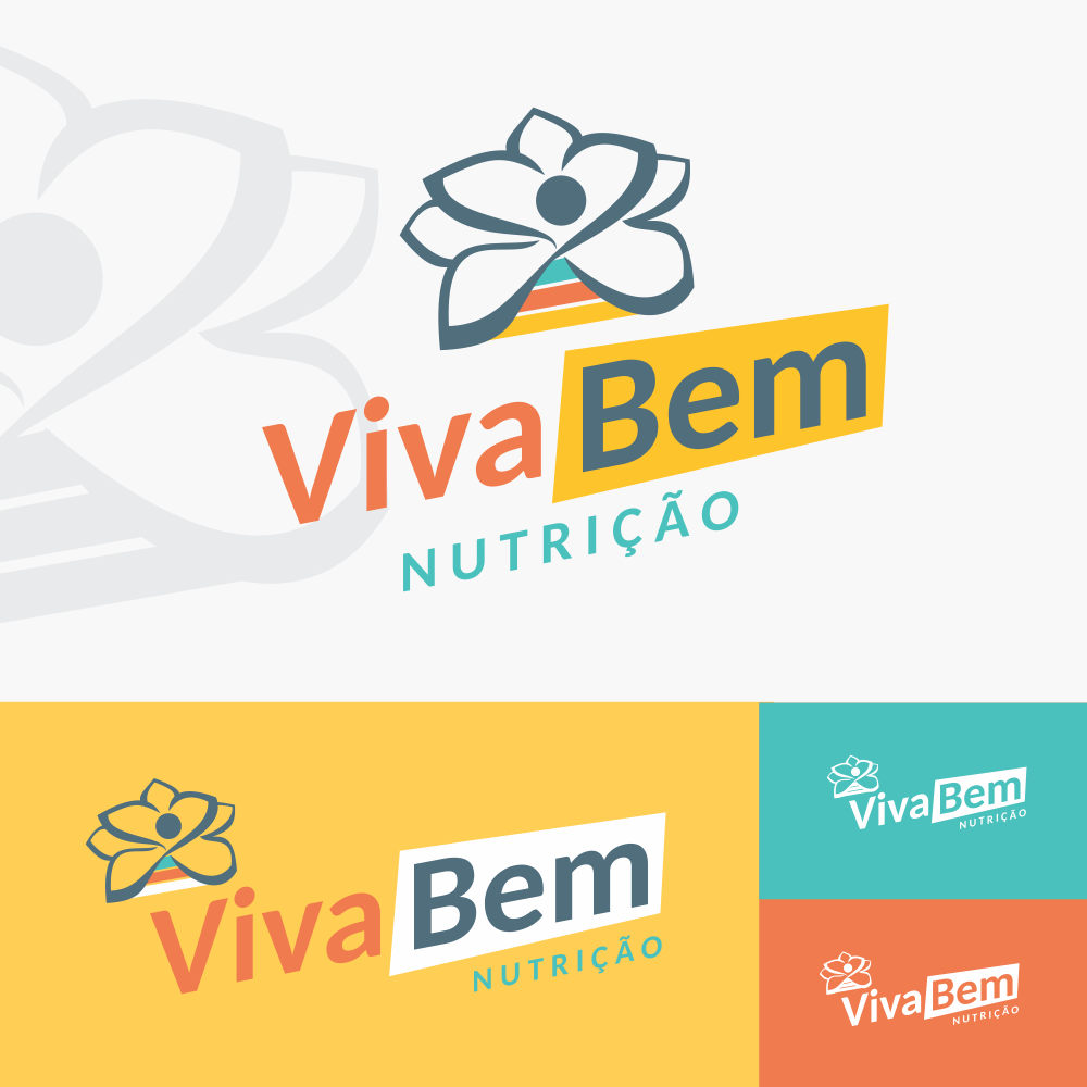 O novo símbolo e topologia criados para o seguimento do projeto de Design de Logo para a Nutricionista Esportiva Viviane, com sua marca Viva Bem Nutrição, foi alterado de acordo com as orientações da empreendedora, que atua em Santa Catarina RS. Procurando dar mais movimento e humanizar a composição, um figura humana abstrata foi integrada à nova síntese da flor de lótus. Ambos elementos se fundem criando uma harmonia equilibrada. A tipologia, em itálico, com alfabeto moderno e sem grandes transições de serifas, é um tanto imponente, mas em ângulo transmite ainda as ideias de ciência e tecnologia no estudo na Nutrição. As cores, um azul puxando para o petróleo reforça um conceito de profissionalismo e seriedade, enquanto as outras três cores: o carmim, o amarelo-mostarda e o azul-esverdeado, representam os grupos de alimentos e benefícios e também remete à ideia visual de uma cadeia de DNA. A composição é vibrante, traz movimento, personalização, confiabilidade. Sua alma de marca traz uma aura de saúde, vivacidade, uma expansividade e afetividade, mas com responsabilidade. Faça sua Logo com quem é especialista há 20 anos www.tauris.com.br (link na bio), acesse o site e clique no ícone do whatsapp e saia falando ao vivo comigo. #nutricao #nutrition #esporte #dieta #emagrecimento #logo #logotype #design #designlogo #logomarca #marca #branding #designer #desygner #tauris