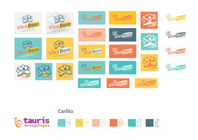 O novo símbolo e topologia criados para o seguimento do projeto de Design de Logo para a Nutricionista Esportiva Viviane, com sua marca Viva Bem Nutrição, foi alterado de acordo com as orientações da empreendedora, que atua em Santa Catarina RS. Procurando dar mais movimento e humanizar a composição, um figura humana abstrata foi integrada à nova síntese da flor de lótus. Ambos elementos se fundem criando uma harmonia equilibrada. A tipologia, em itálico, com alfabeto moderno e sem grandes transições de serifas, é um tanto imponente, mas em ângulo transmite ainda as ideias de ciência e tecnologia no estudo na Nutrição. As cores, um azul puxando para o petróleo reforça um conceito de profissionalismo e seriedade, enquanto as outras três cores: o carmim, o amarelo-mostarda e o azul-esverdeado, representam os grupos de alimentos e benefícios e também remete à ideia visual de uma cadeia de DNA. A composição é vibrante, traz movimento, personalização, confiabilidade. Sua alma de marca traz uma aura de saúde, vivacidade, uma expansividade e afetividade, mas com responsabilidade. Faça sua Logo com quem é especialista há 20 anos www.tauris.com.br (link na bio), acesse o site e clique no ícone do whatsapp e saia falando ao vivo comigo. #nutricao #nutrition #esporte #dieta #emagrecimento #logo #logotype #design #designlogo #logomarca #marca #branding #designer #desygner #tauris